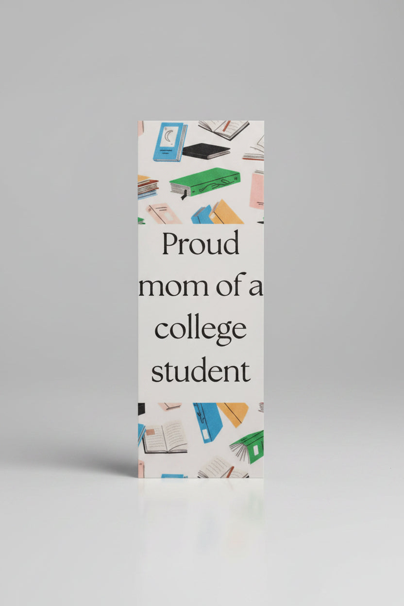 Proud Mom Colorful Bookmark