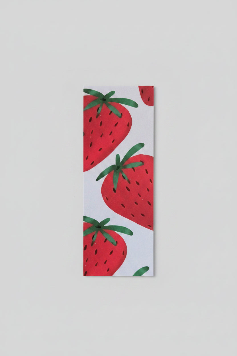 Strawberry Pattern Bookmark